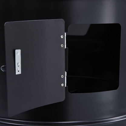 vidaXL 3-in-1 Charcoal Smoker BBQ Grill 40x80 cm