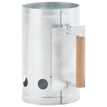 vidaXL Charcoal Grill Chimney Starter Galvanised Steel