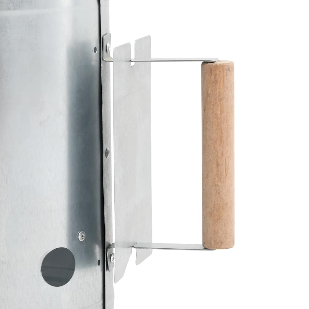 vidaXL Charcoal Grill Chimney Starter Galvanised Steel