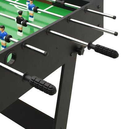 vidaXL Folding Football Table 121x61x80 cm Black