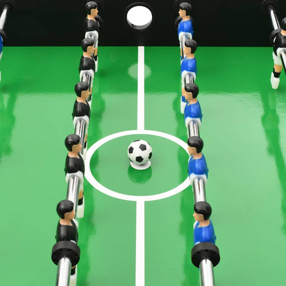 vidaXL Folding Football Table 121x61x80 cm Black