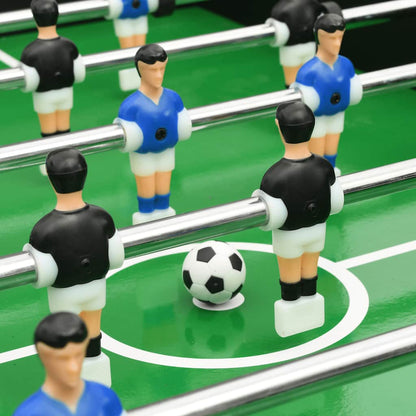 vidaXL Folding Football Table 121x61x80 cm Black