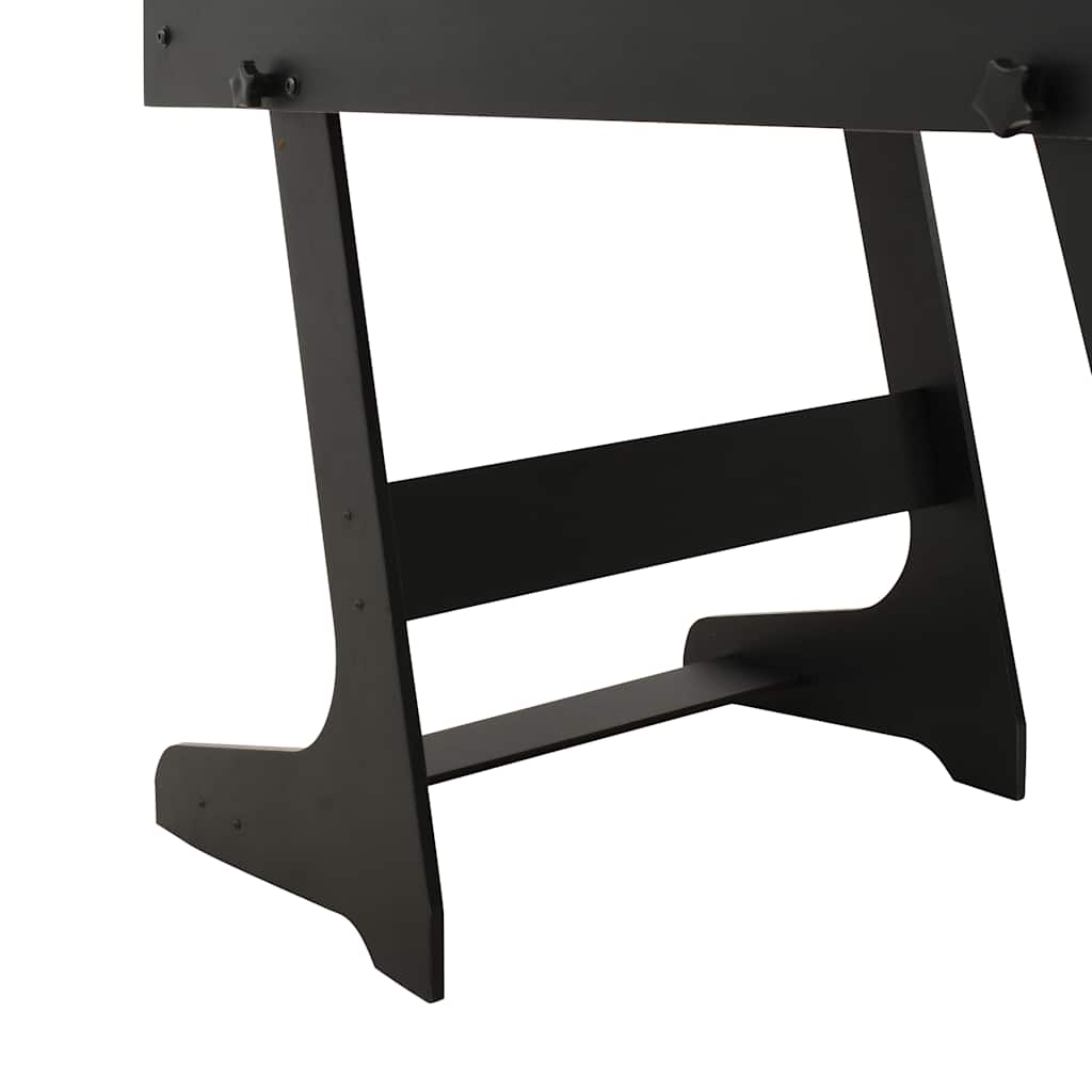 vidaXL Folding Football Table 121x61x80 cm Black
