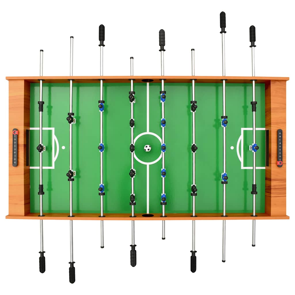 vidaXL Folding Football Table 121x61x80 cm Light Brown
