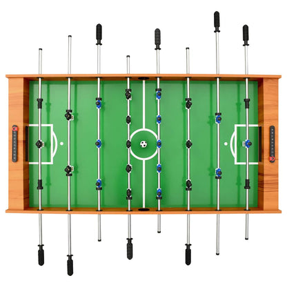 vidaXL Folding Football Table 121x61x80 cm Light Brown