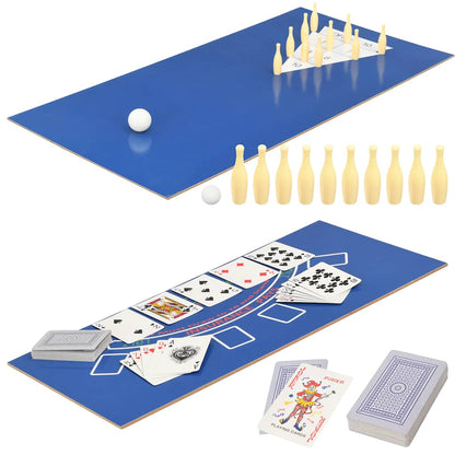 91944 vidaXL 15-in-1 Multi Game Table 121x61x82 cm Maple