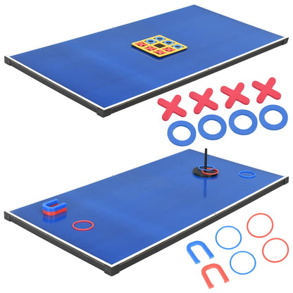 91944 vidaXL 15-in-1 Multi Game Table 121x61x82 cm Maple
