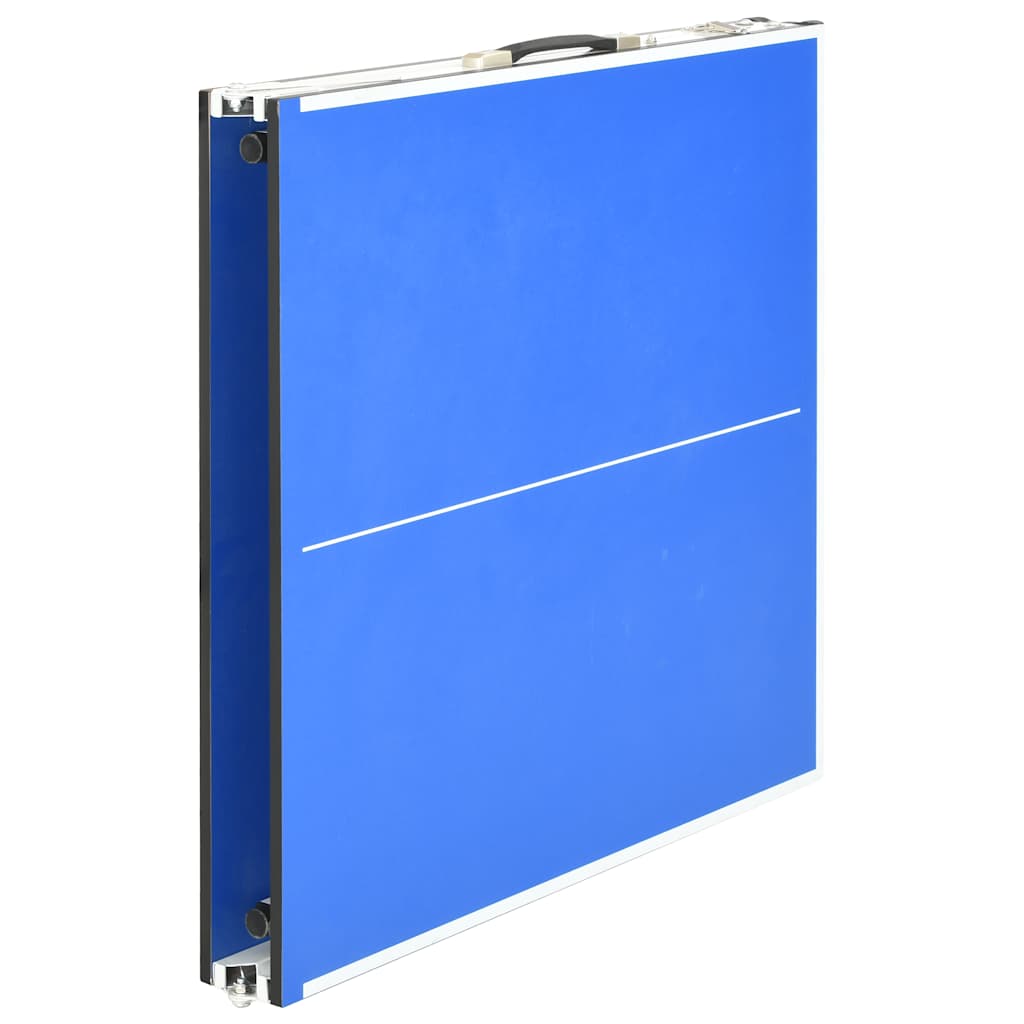 vidaXL 5 Feet Ping Pong Table with Net 152x76x66 cm Blue