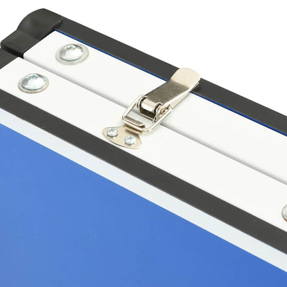 vidaXL 5 Feet Ping Pong Table with Net 152x76x66 cm Blue