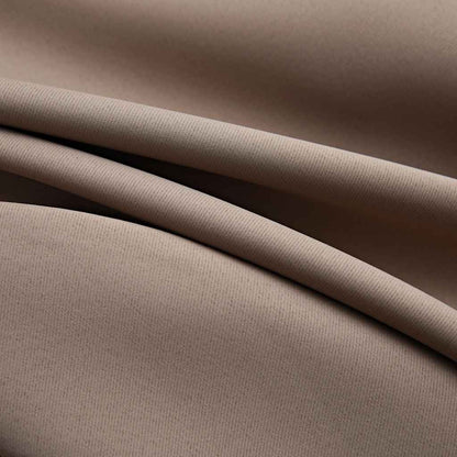 vidaXL Blackout Curtains with Metal Rings 2 pcs Taupe 140x225 cm