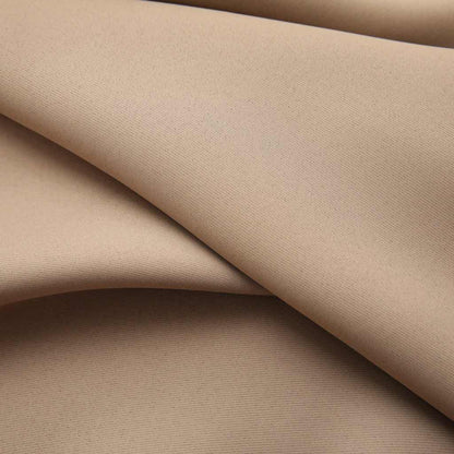 134439 vidaXL Blackout Curtains with Hooks 2 pcs Taupe 140x225 cm
