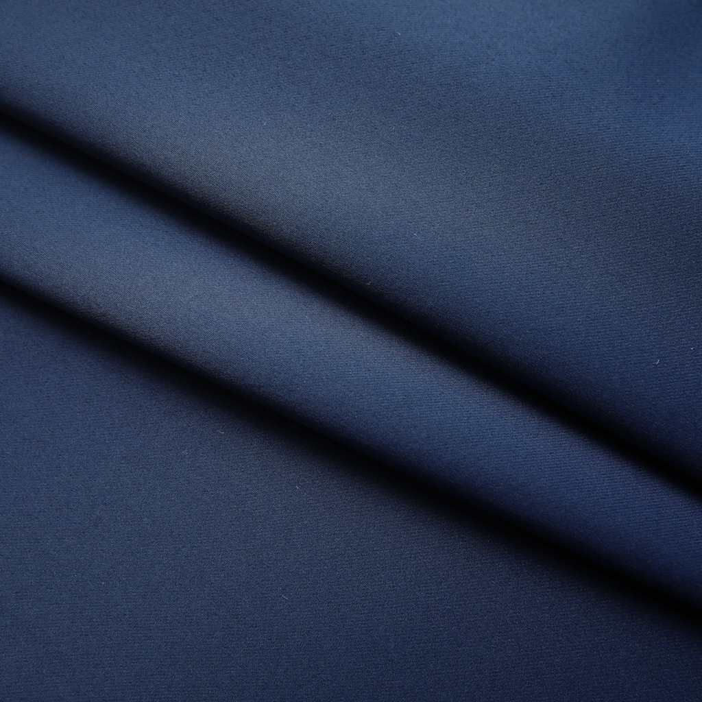 134456 vidaXL Blackout Curtains with Hooks 2 pcs Blue 140x245 cm