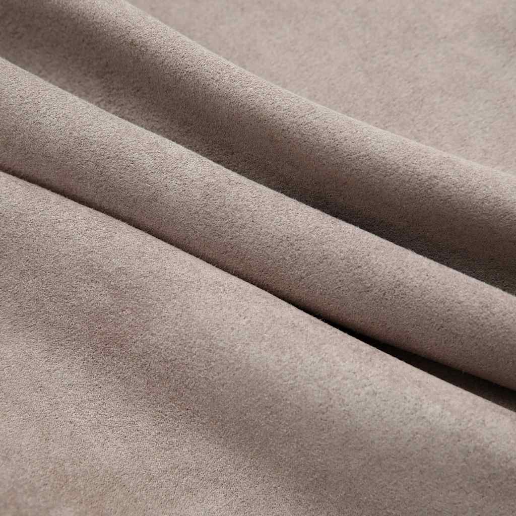 vidaXL Blackout Curtains with Metal Rings 2 pcs Taupe 140x225 cm