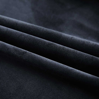 134494 vidaXL Blackout Curtains 2 pcs with Hooks Velvet Black 140x245 cm