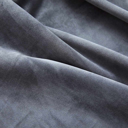 134497 vidaXL Blackout Curtains with Rings 2 pcs Velvet Anthracite 140x225 cm