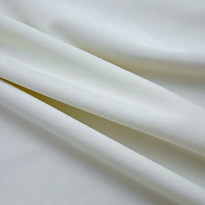 134515 vidaXL Blackout Curtain with Metal Rings Velvet Cream 290x245 cm