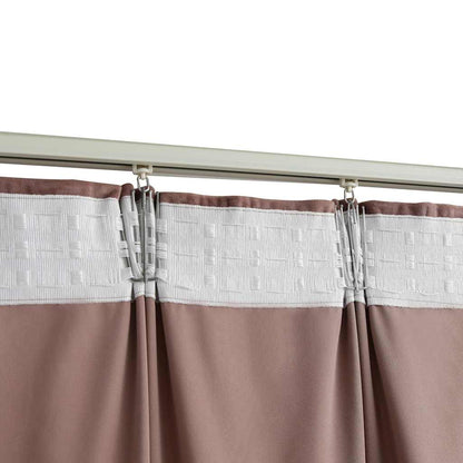 vidaXL Blackout Curtains 2pcs with Hooks Velvet Antique Pink 140x245cm