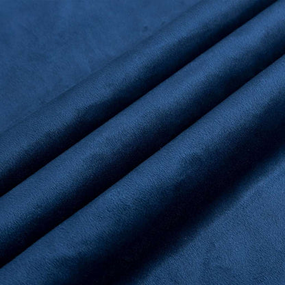 134531 vidaXL Blackout Curtain with Metal Rings Velvet Dark Blue 290x245 cm