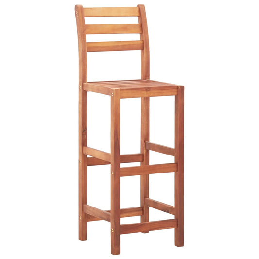 vidaXL Bar Chairs 4 pcs Solid Acacia Wood