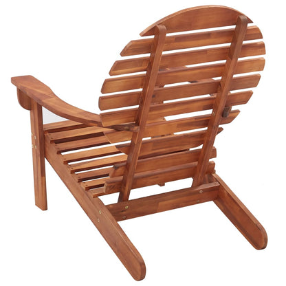 vidaXL Garden Chair | Natural Wood | Solid Acacia Wood | Standard | Sturdy