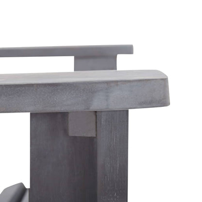 vidaXL Garden Chair | Grey | Solid acacia wood | Light, easy to move