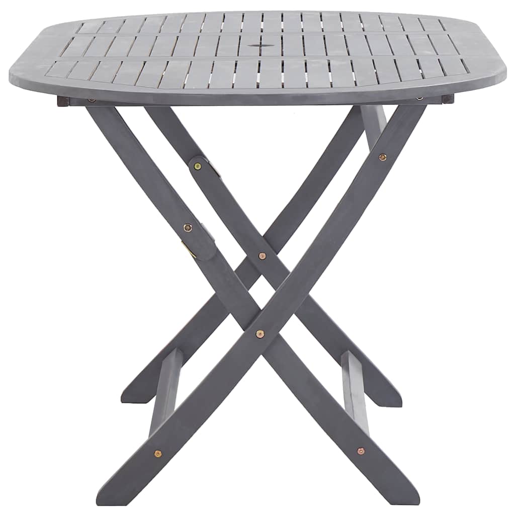 vidaXL Folding Garden Table 160x85x75 cm Solid Acacia Wood