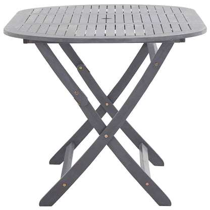 vidaXL Folding Garden Table 160x85x75 cm Solid Acacia Wood