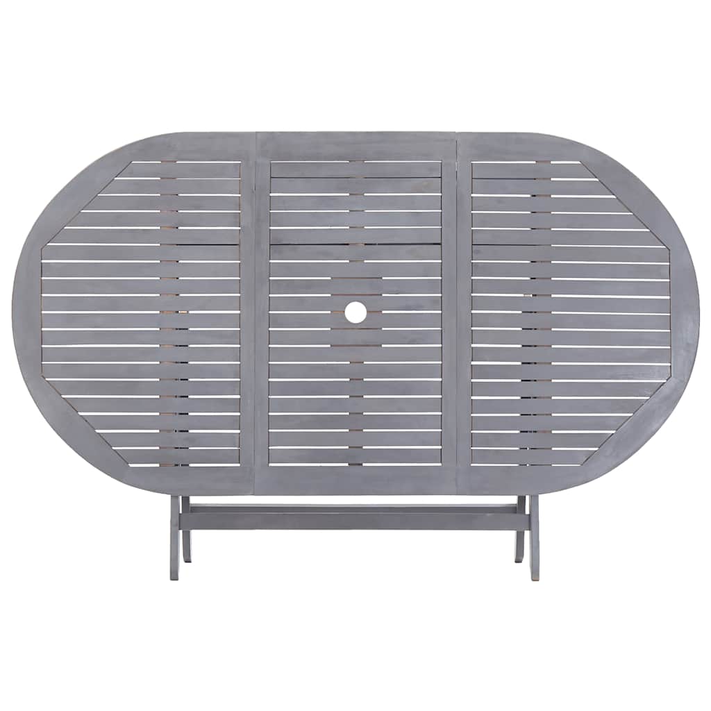 vidaXL Folding Garden Table 160x85x75 cm Solid Acacia Wood