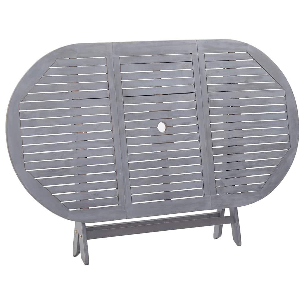 vidaXL Folding Garden Table 160x85x75 cm Solid Acacia Wood