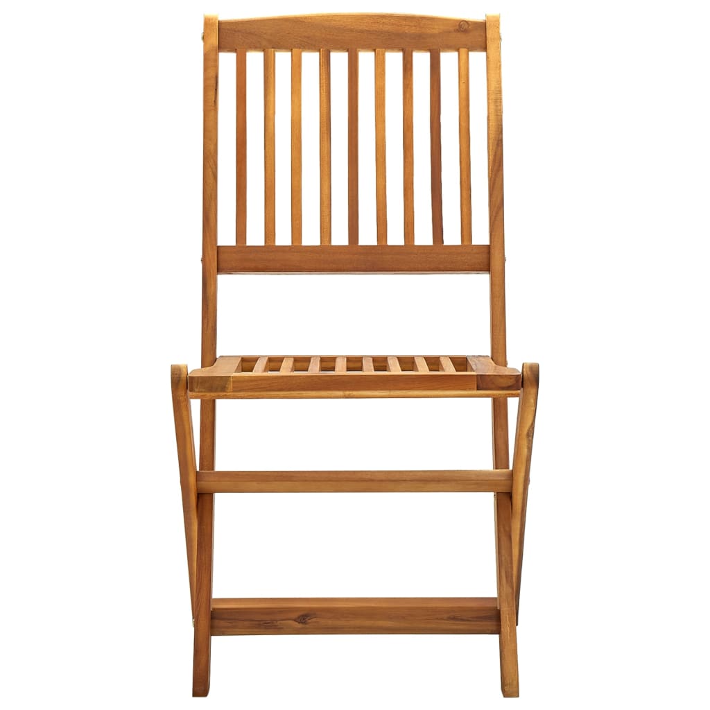 vidaXL Outdoor Chair | Set of 2 | Foldable | Folding Chairs | Rectangular