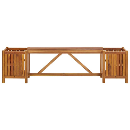 vidaXL Garden Bench | Light Brown | Solid Acacia Wood | 150 cm x 30 cm x 40 cm