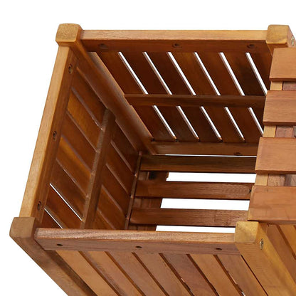 vidaXL Garden Bench | Light Brown | Solid Acacia Wood | 150 cm x 30 cm x 40 cm