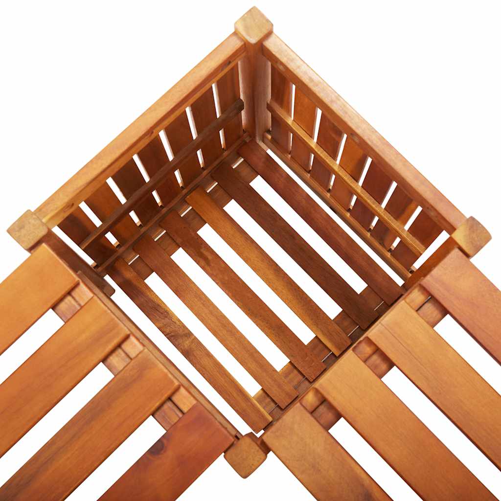 vidaXL Garden Bench | Brown | Solid acacia wood | 117x117x40 cm | Durable