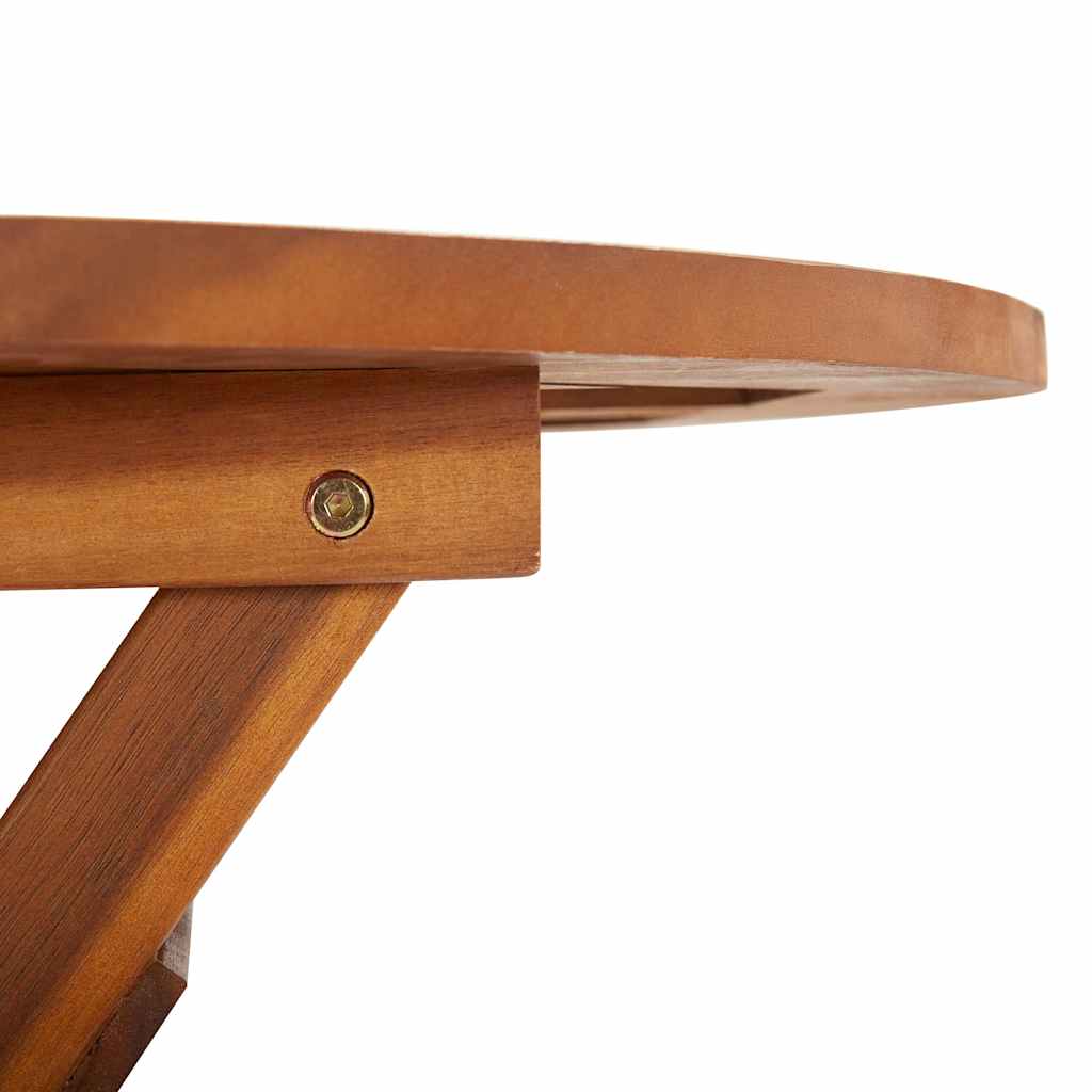 vidaXL Folding Garden Table 60x75 cm Solid Acacia Wood