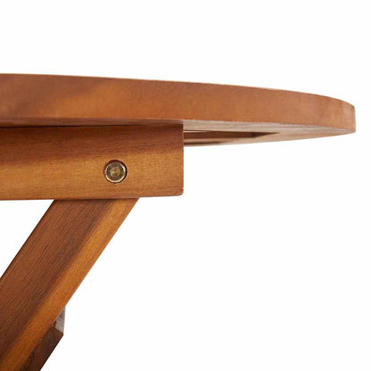 vidaXL Folding Garden Table 60x75 cm Solid Acacia Wood