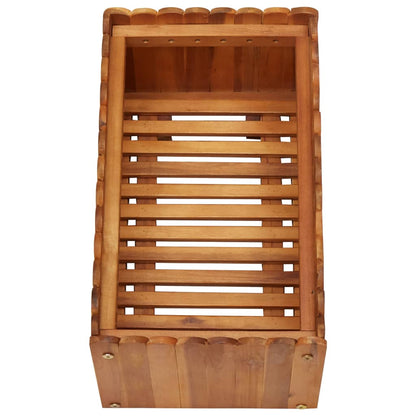 vidaXL Garden Raised Bed 50x30x25 cm Solid Acacia Wood