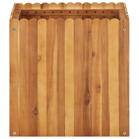 vidaXL Garden Raised Bed 50x50x50 cm Solid Acacia Wood