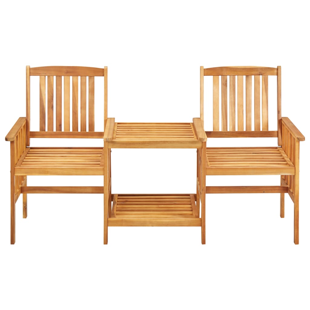 vidaXL Bistro Set | Natural wood colour | Solid Acacia wood | Standard | Durable