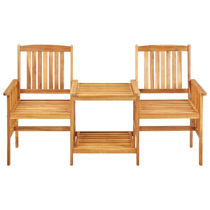 vidaXL Bistro Set | Natural wood colour | Solid Acacia wood | Standard | Durable