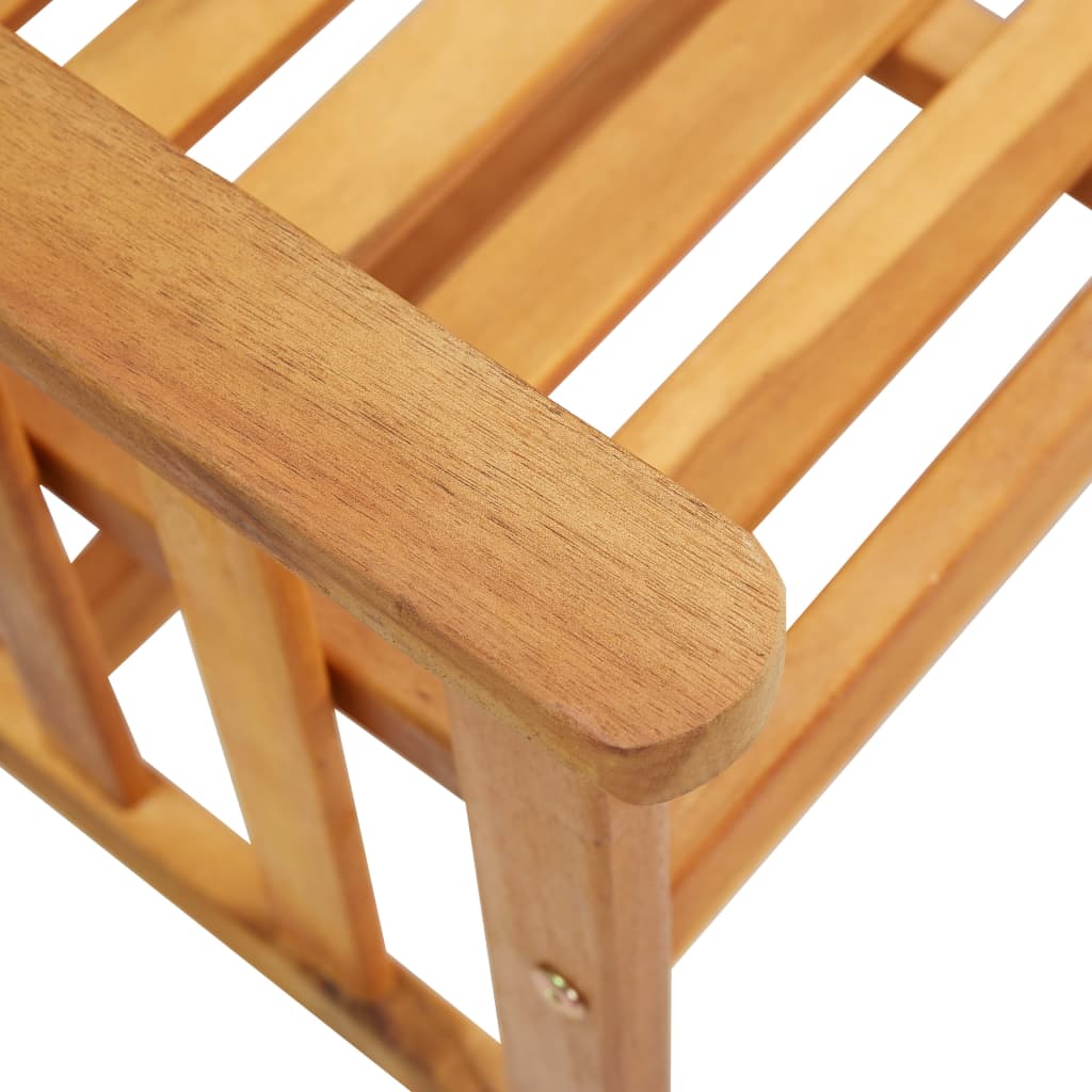 vidaXL Bistro Set | Natural wood colour | Solid Acacia wood | Standard | Durable