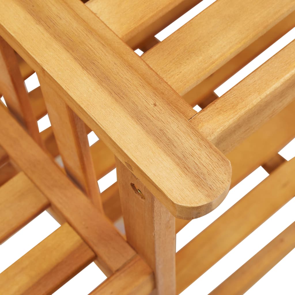 vidaXL Bistro Set | Natural wood colour | Solid Acacia wood | Standard | Durable
