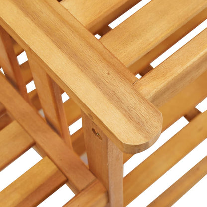 vidaXL Bistro Set | Natural wood colour | Solid Acacia wood | Standard | Durable