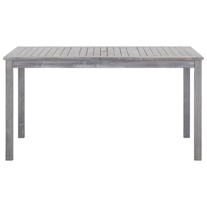 vidaXL Outdoor Dining Set | Grey | Solid Acacia Wood | Medium |  Durable