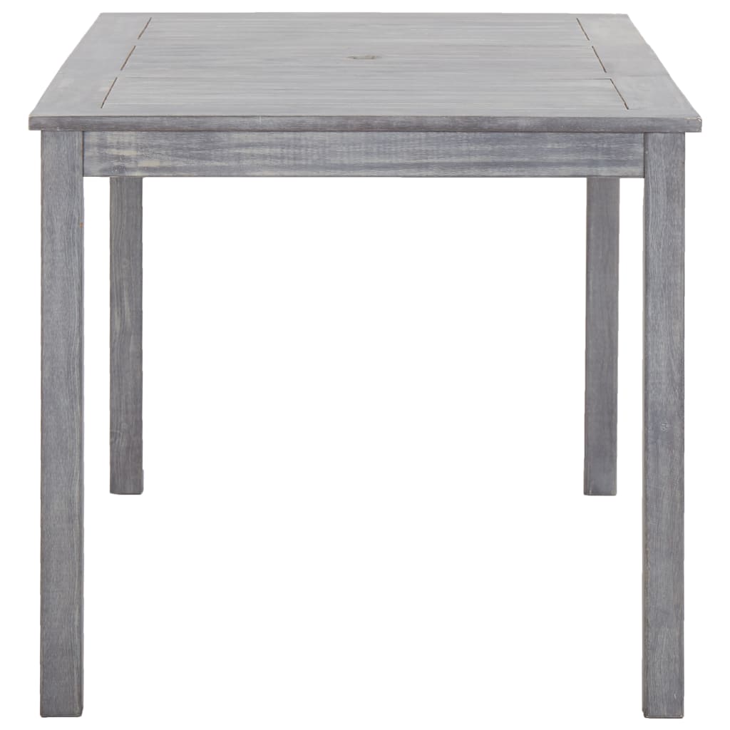 vidaXL Outdoor Dining Set | Grey | Solid Acacia Wood | Medium |  Durable