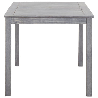 vidaXL Outdoor Dining Set | Grey | Solid Acacia Wood | Medium |  Durable