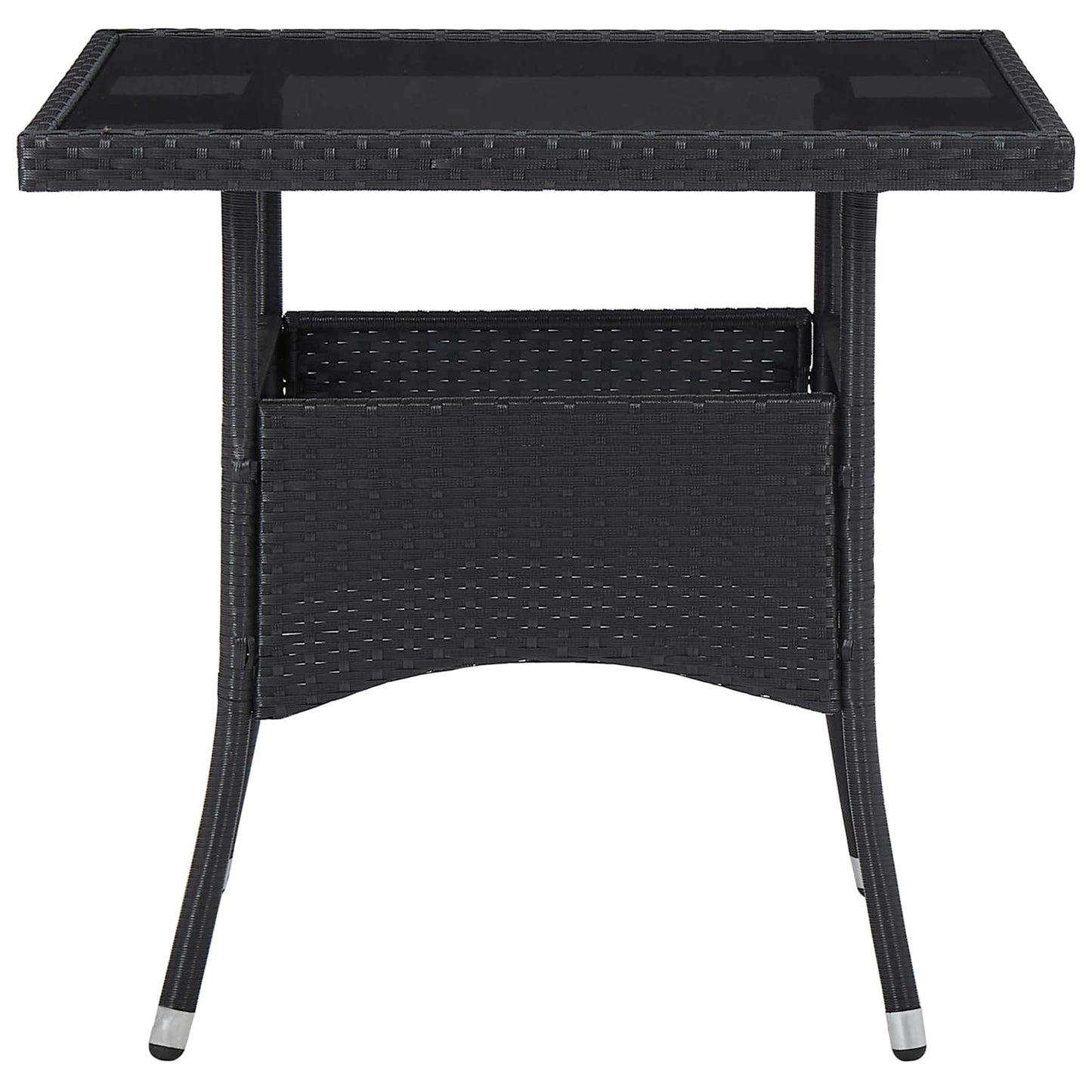 vidaXL Furniture Set 5 pcs Black