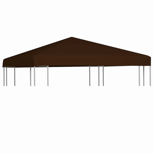 46621 vidaXL Gazebo Top Cover 310 g/m² 3x3 m Brown