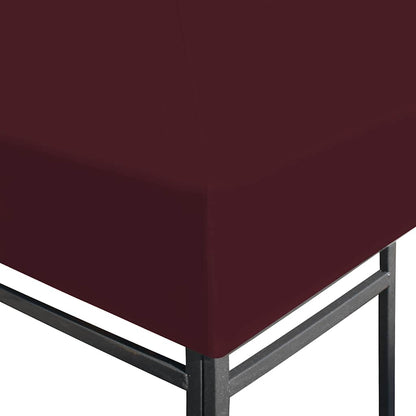 vidaXL Gazebo Top Cover 310 g/m² 3x4 m Bordeaux