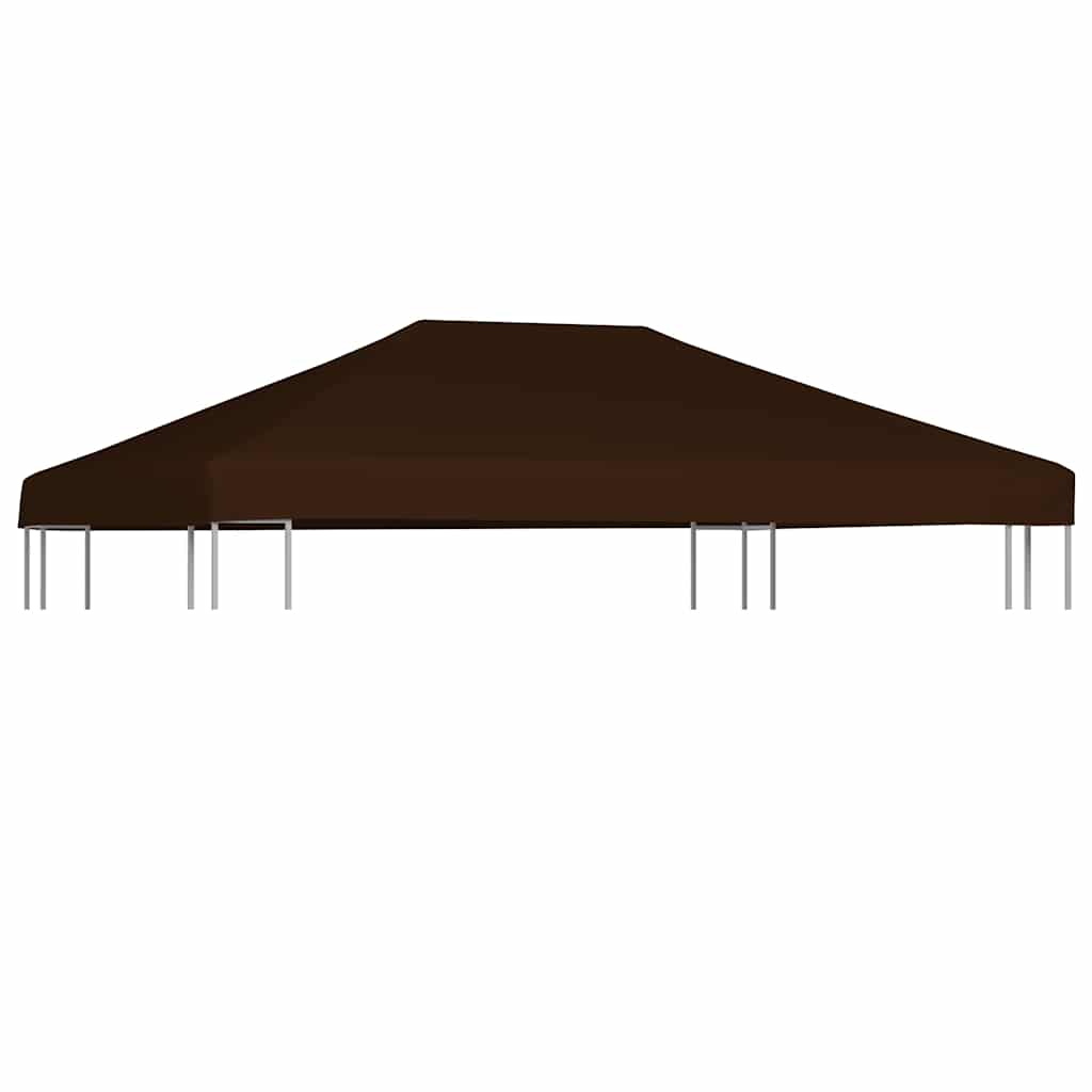 vidaXL Gazebo Top Cover 310 g/m² 3x4 m Brown