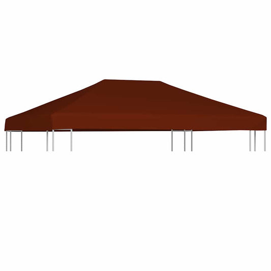 46626 vidaXL Gazebo Top Cover 310 g/m² 3x4 m Terracotta